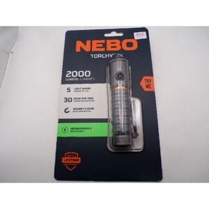 NEBO Torchy 2K Rechargeable Flashlight 2000 Lumens Magnetic Base NEB-FLT-002 NEW